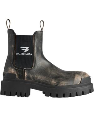 Balenciaga Strike Chelsea Boot - Black