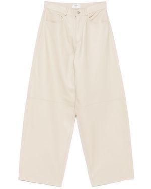 Haikure Bethany Leather Trousers - White