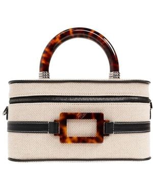 Roger Vivier Belle Vivier Vanity Case - Natural