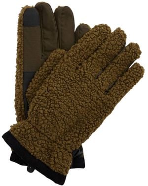 Barbour Field Fleece Gloves - Green