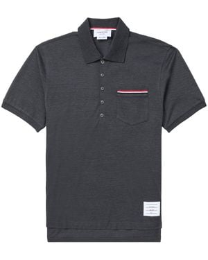 Thom Browne Polo Rwb - Nero
