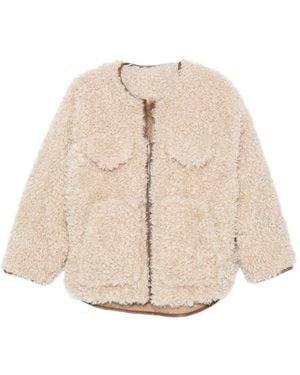 Molliolli Moe Faux Fur Jacket - Natural