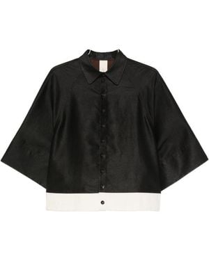 SOH Silk Blouse - Black