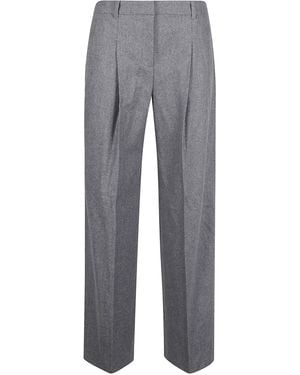 BOSS Cotton Trousers - Grey