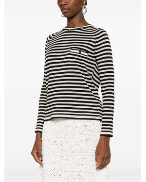 Max Mara Maglia Rigata - Bianco