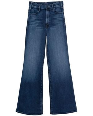 Mother The Hustler Roller Sneak Jeans - Blue