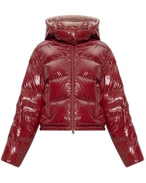 Moncler Niveole Short Down Jacket - Red
