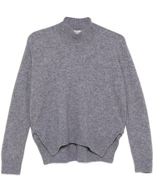 Mrz Cashmere Turtle-Neck Sweater - Grey