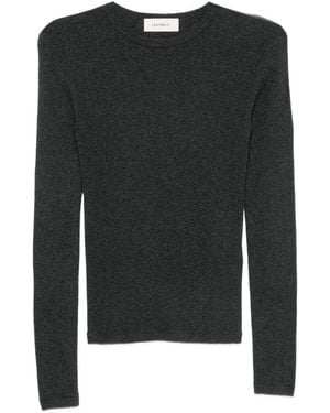 Lisa Yang Vivian Cotton And Cashmere T-Shirt - Black