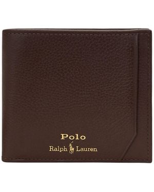 Polo Ralph Lauren Wallet With Logo - Brown