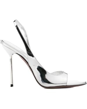 Paris Texas Lidia Slingback Sandals - White