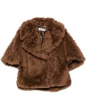 Max Mara Wool Cape - Brown