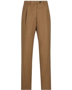 Prada Wool Trousers - Natural