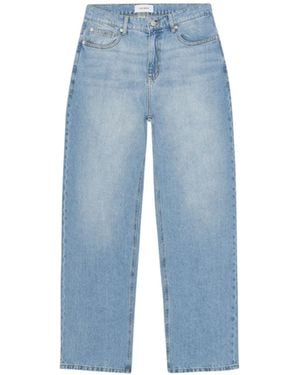 Les Deux Roi Washed Denim Jeans - Blue