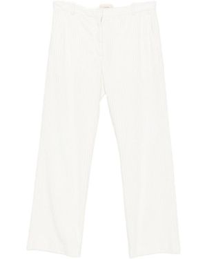The Row Kenton Cotton Trousers - White