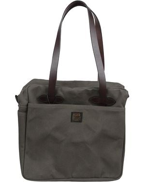 Filson Tote Bag With Zipper Luggage - Black