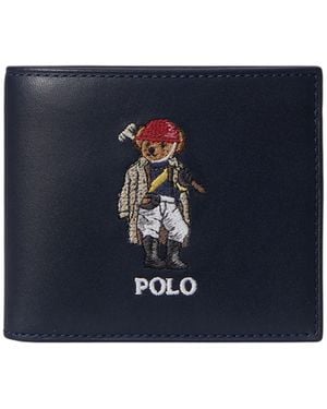 Polo Ralph Lauren Polo Bear Bifold Wallet - Blue