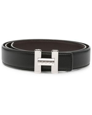 Hogan Leather Belt - Black