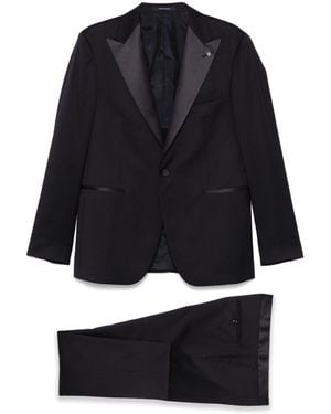 Tagliatore Virgin Wool Suit - Black