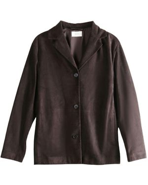 The Row Button-Fastening Jacket - Black