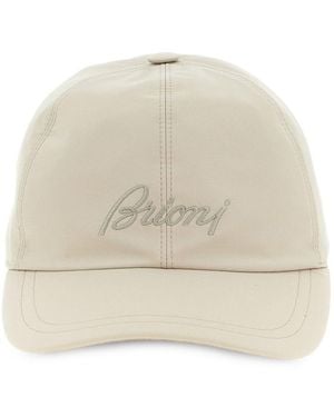 Brioni Cappellino Da Baseball Logo - Neutro
