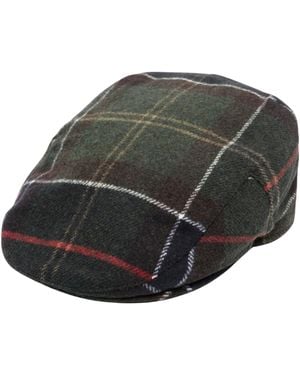 Barbour Gallingale Tartan Flat Cap - Grey