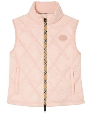 Burberry Packable Quilted Nylon Cheswick Gilet - Pink