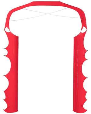Rui Cut-out Sleeve Top - Red