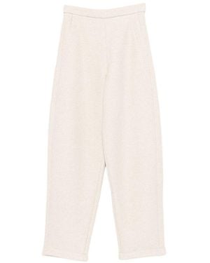 Max Mara Cotton Joggers - White