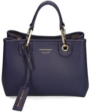 Emporio Armani Myea Small Shopping Bag - Blue