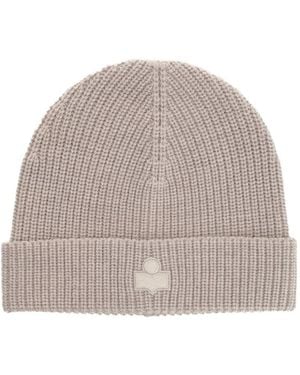 Isabel Marant Bayle Wool Beanie - Grey