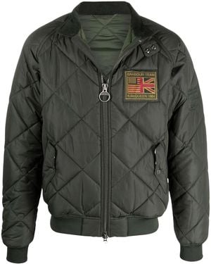 Barbour Quilted Merchant Jacket - Grey