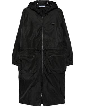 Prada Re-Nylon Raincoat - Black