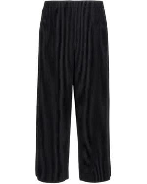 Homme Plissé Issey Miyake Streight Leg Trousers - Blue