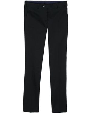 Luigi Bianchi Trousers With Logo - Black