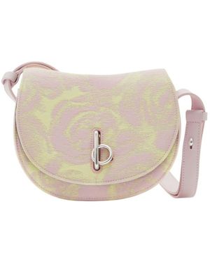 Burberry Borsa Rocking Horse Mini - Bianco