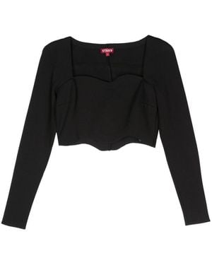 STAUD Corde Top - Black