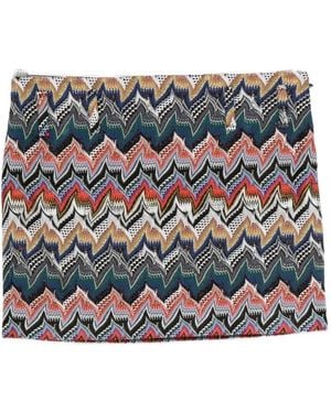 Missoni Chevron Miniskirt - Grey