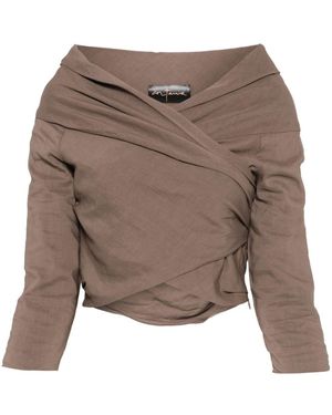Cortana Top Mite - Marrone