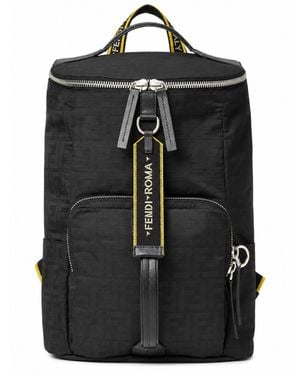 Fendi Tourist Backpack By - Black