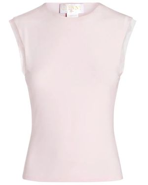 Genny Sleeveless Jersey Top - Pink