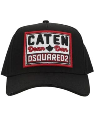 DSquared² Hat With Caten Patch - Black