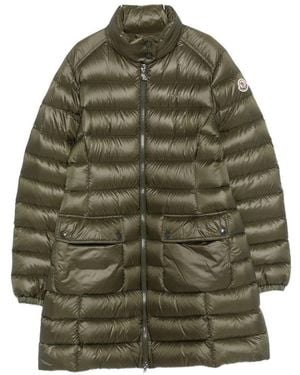 Moncler Genet Long Down Jacket - Green