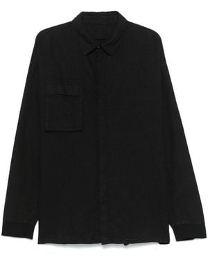 Thom Krom Linen Shirt - Black