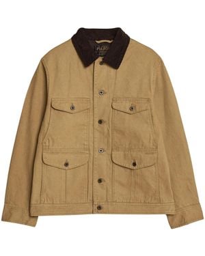 Filson Rustic Canvas Journeyman Canvas Jacket Antique Bronze - Brown