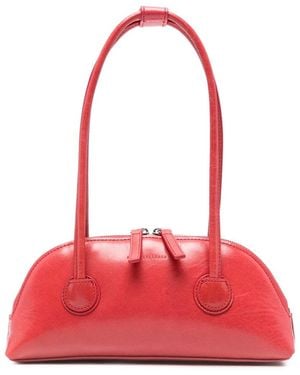 Marge Sherwood Bessette Leather Shoulder Bag - Red