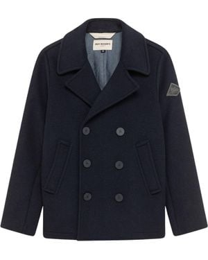 Roy Rogers Melton Coat - Blue