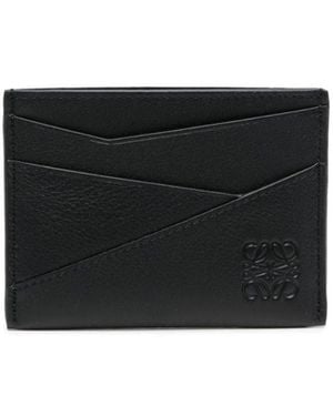 Loewe Puzzle Edge Leather Card Case - Black