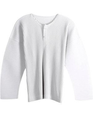 Homme Plissé Issey Miyake Monthly Colours September Top - White