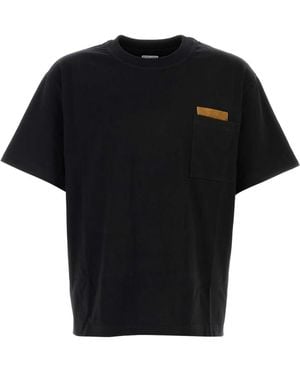 Bottega Veneta T-Shirt With Logo - Black